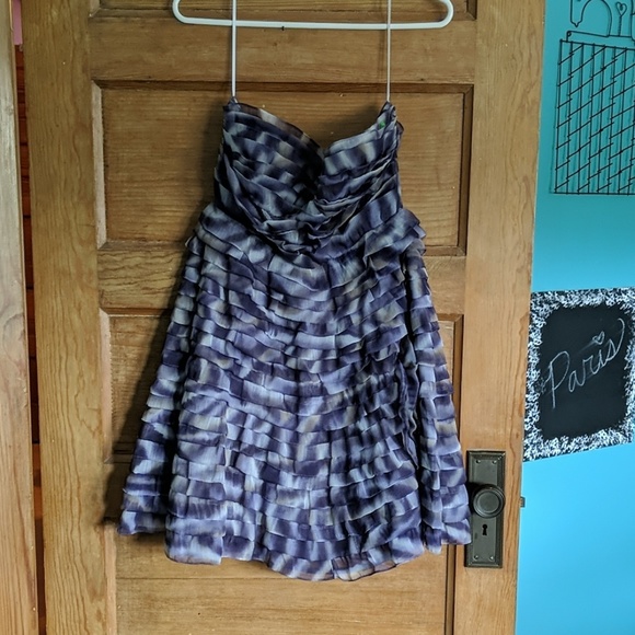 Purple Ruffle Dress - Picture 1 of 4